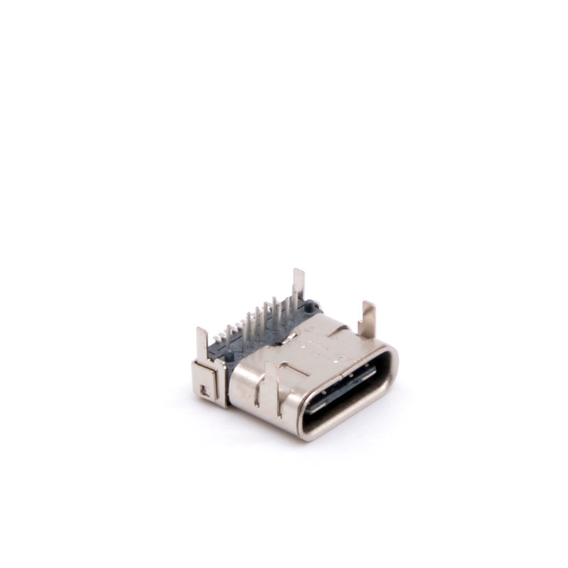 厂家批发 type-c接口usb3.1 安卓充电母座板上双外壳L10.0