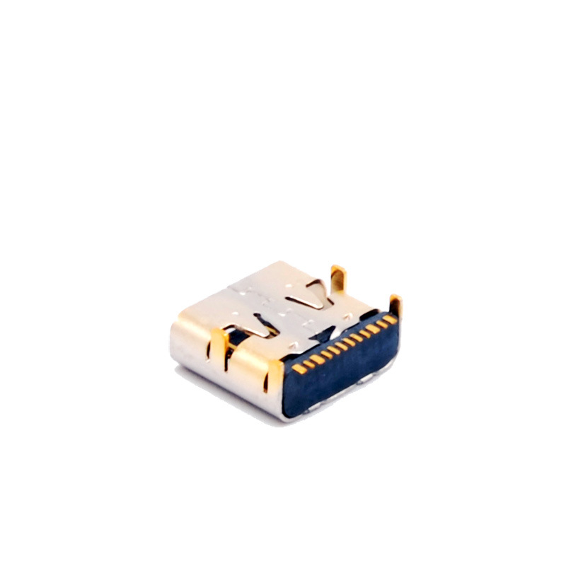 深圳工厂 usb-C12Pin四角插 手机充电口母座批发