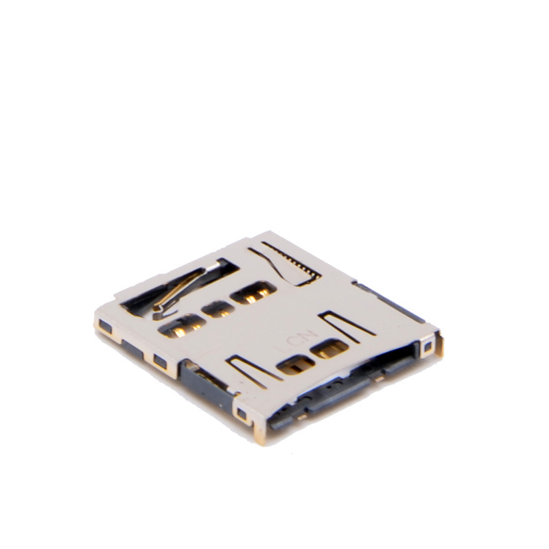 现货批发 CAF11-08134-0512 原装LCN卡座TF连接器 T-FLASH 1.3H