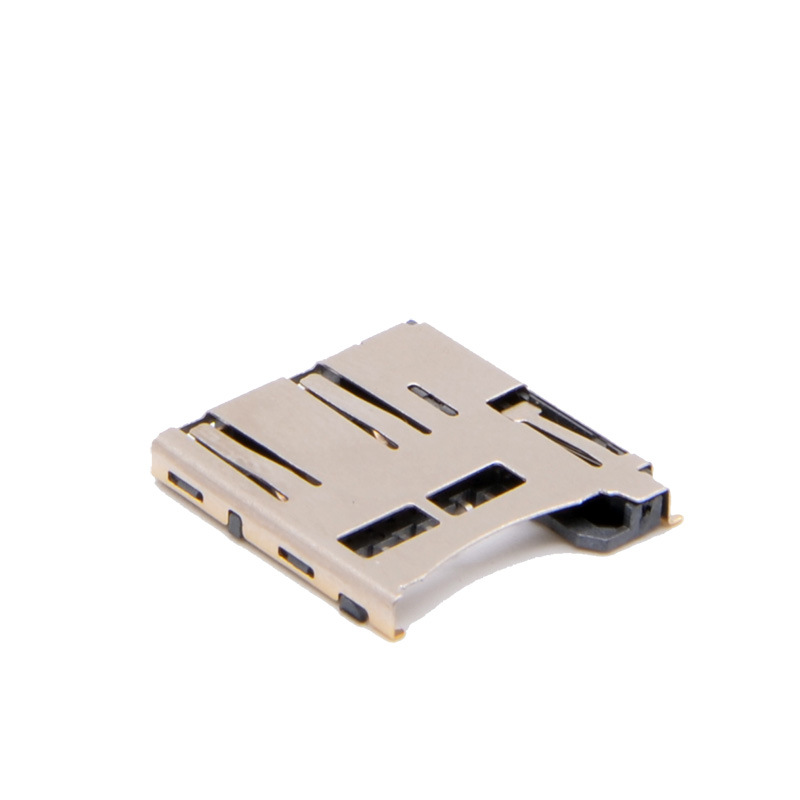 深圳批发 MICROSD TF卡座 内焊自弹A B C款 push读卡器卡槽