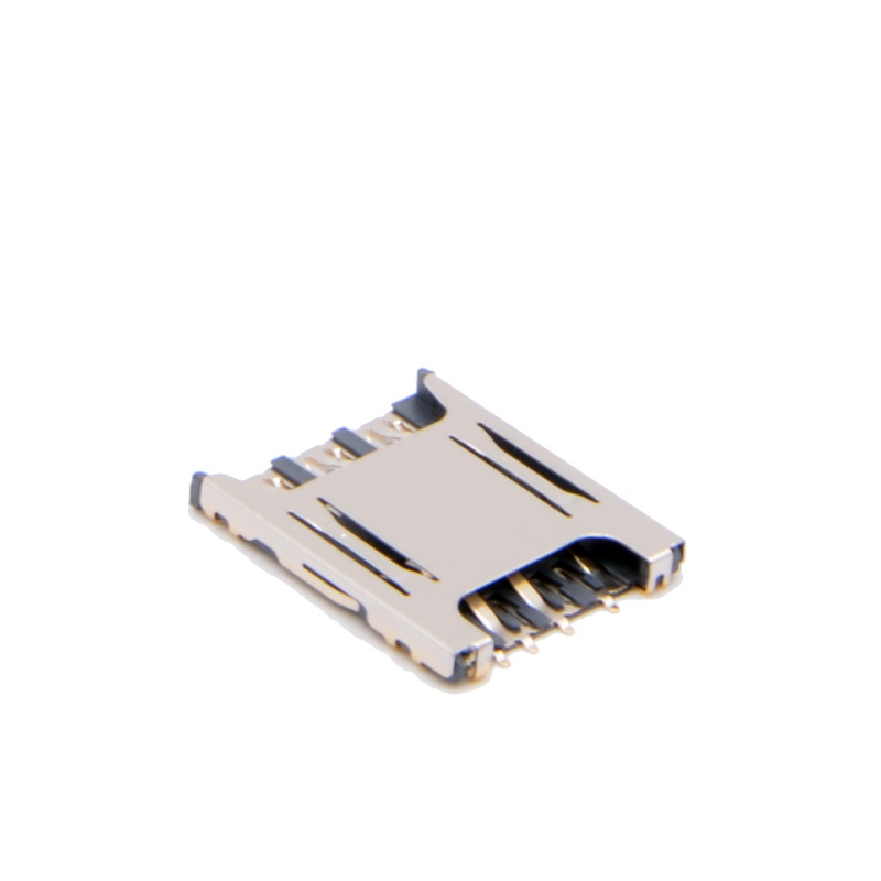 NANOSIM6-7pin卡座 推拉抽拉式手机卡槽
